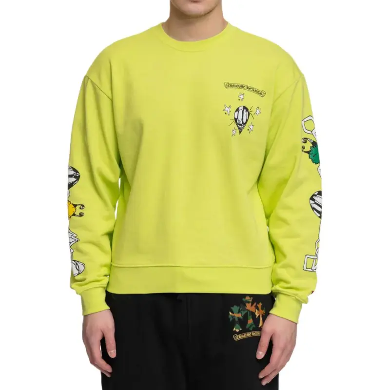 Chrome Hearts Matty Boy Link Crewneck Sweatshirt-2