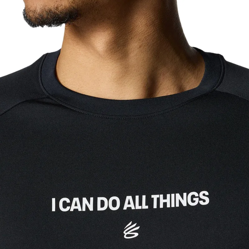 Under Armour Curry Tech T Shirt Men's Black-4