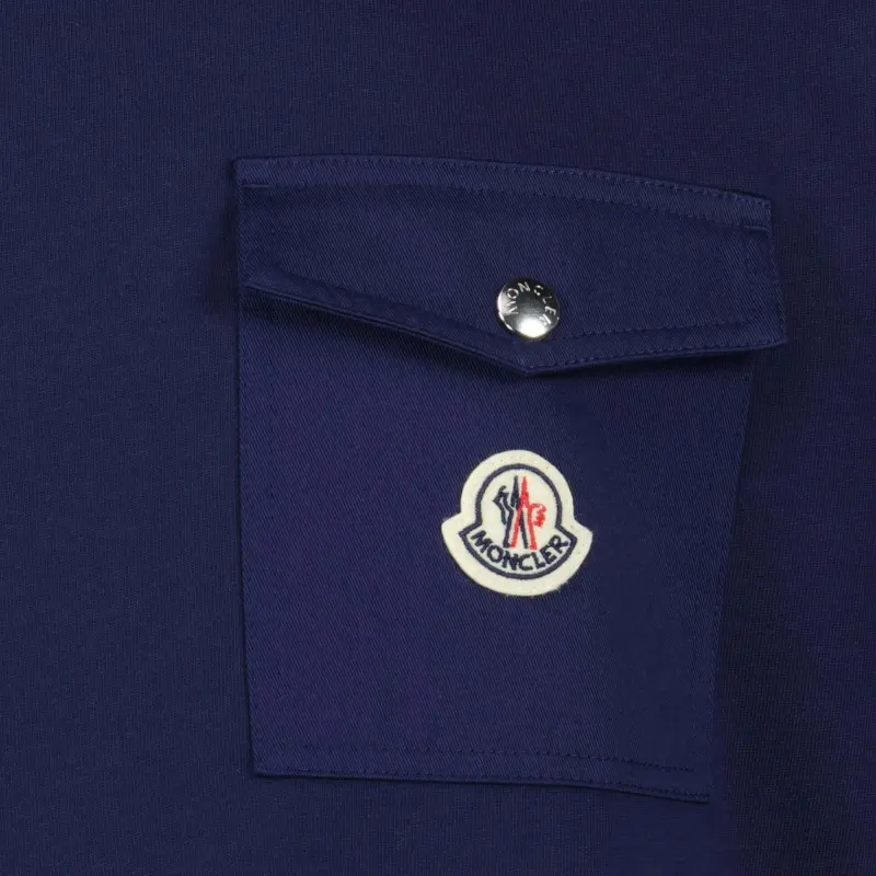 Moncler Pocket Detailed Crewneck T Shirt-2