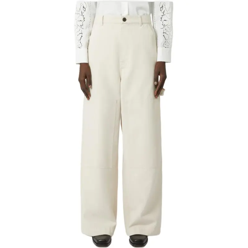 WEEKEND MaxMara Cargo Pants Women's White-1