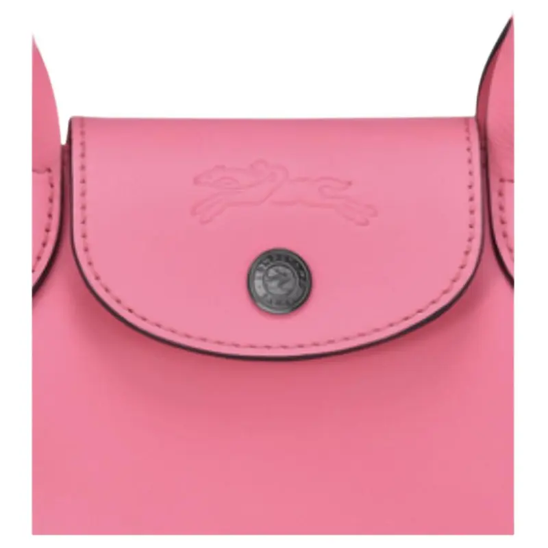 LONGCHAMP Le Pliage Xtra Cow Leather One Shoulder Handbags Mini Women's Flesh Pink-4
