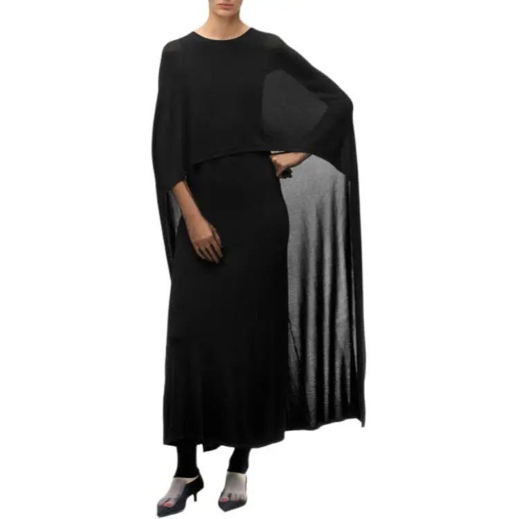ZARA Halloween Limited Edition Series Long-Sleeved Dresses Women's Black-2