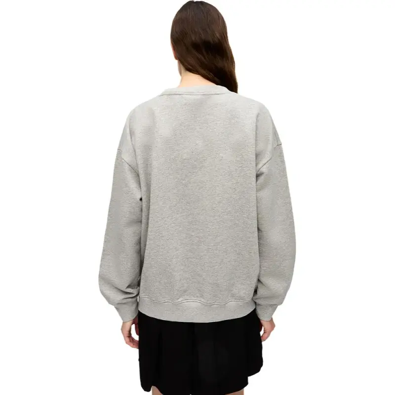 GANNI Logo Printed Oversized Sweatshirt-3