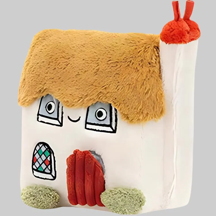 JELLYCAT Snail House Compatible For Above 3 Years Old Audience Dolls Plush Doll Regular Height-1