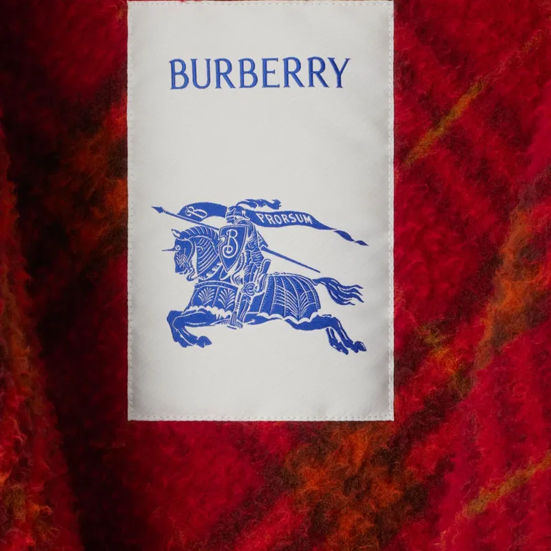 Burberry Parka Coats Women's Black-6