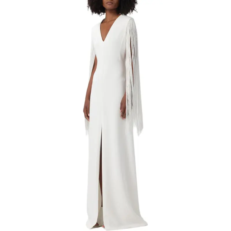 MaxMara Long Sleeved Dress Women's White-5