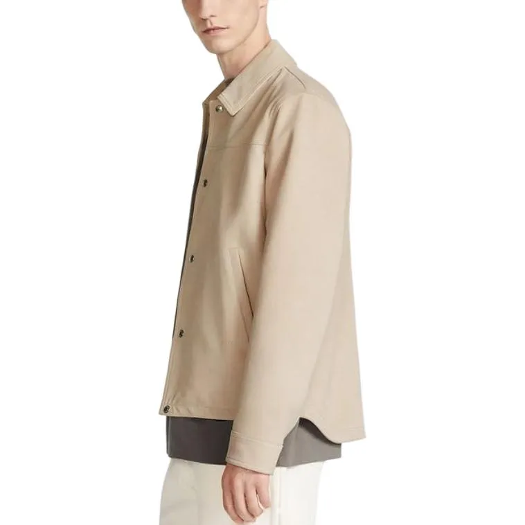 DIOR FW23 Leather Jacket Men's Camel-4