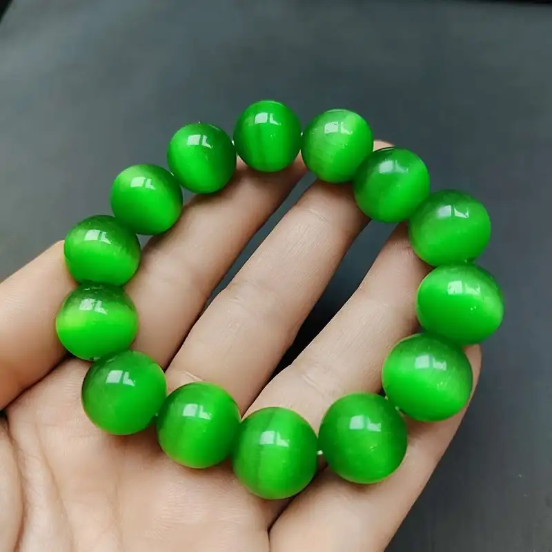 YOULING Glass Cat Eye Bracelets Unisex-8