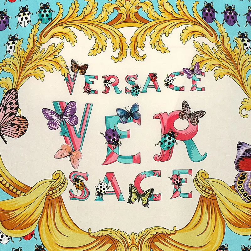 VERSACE Butterflies Silk blend Shirt-5