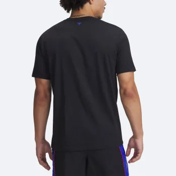 Under Armour UA Project Rock Iron Paradise T Shirt Men's Black