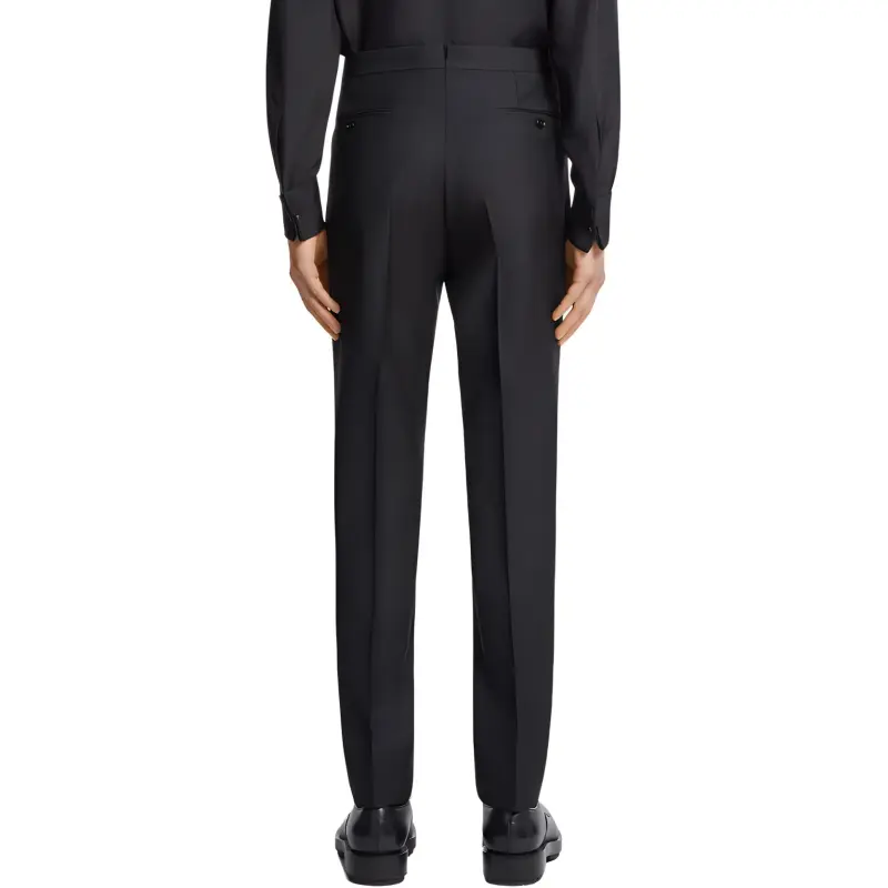 Zegna FW21 Suit Trouser Men's Black-2