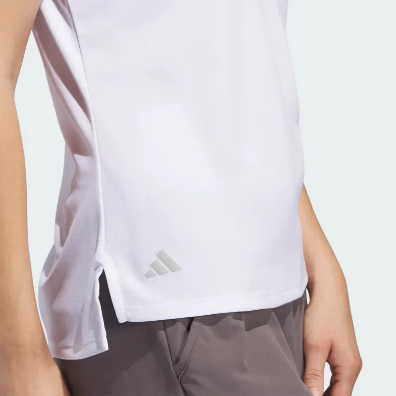 Adidas Women's Ultimate365 Heat.Rdy Polo Shirt White-5