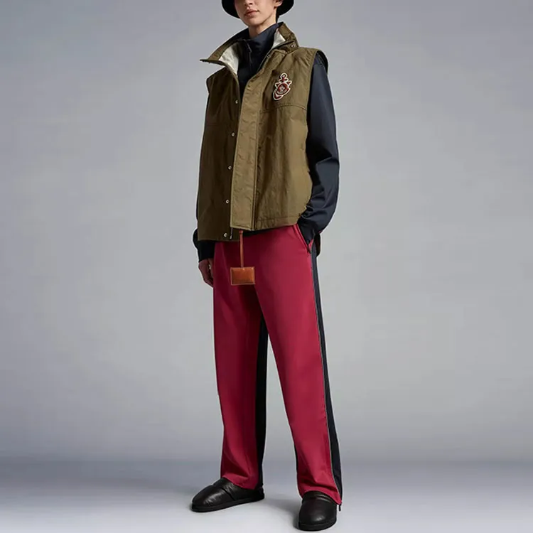 Jw Anderson X Moncler X JW Anderson Knitted Sweatpants Men Red-2