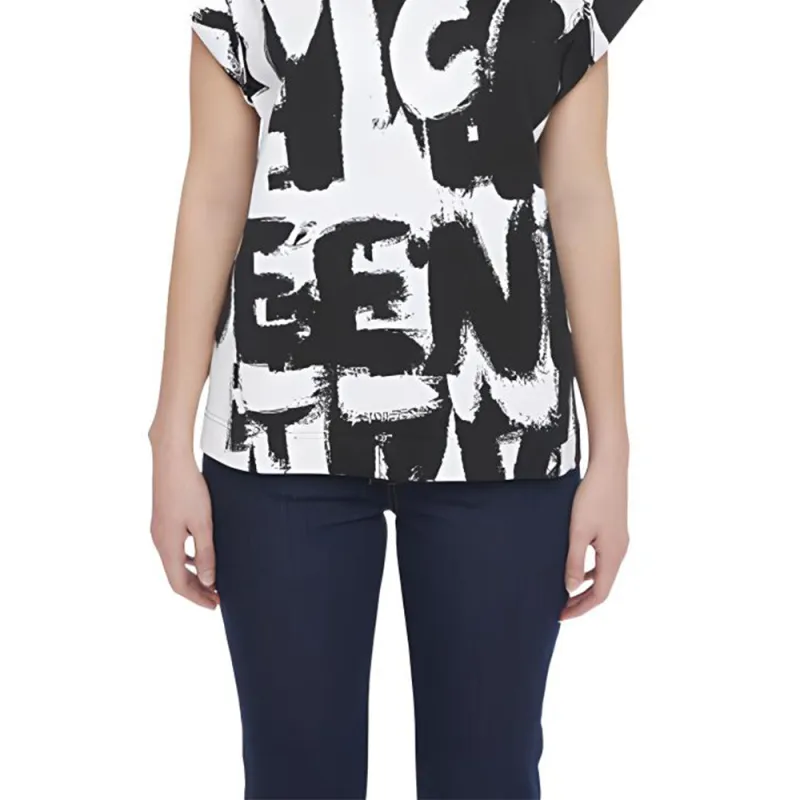 Alexander McQueen T Shirt Women's Black White-5