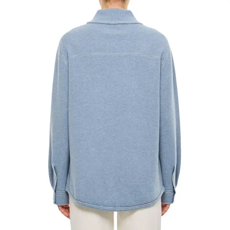Barrie Flap pocket Cashmere Overshirt-1