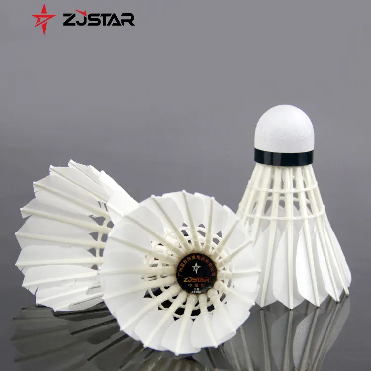 Middle Pole Star Goose Feather Shuttlecock 12 Pack Goose Feather Shuttlecocks-4