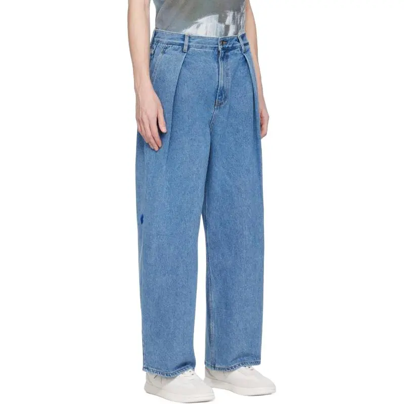 ADER ERROR Logo patch Jeans-2