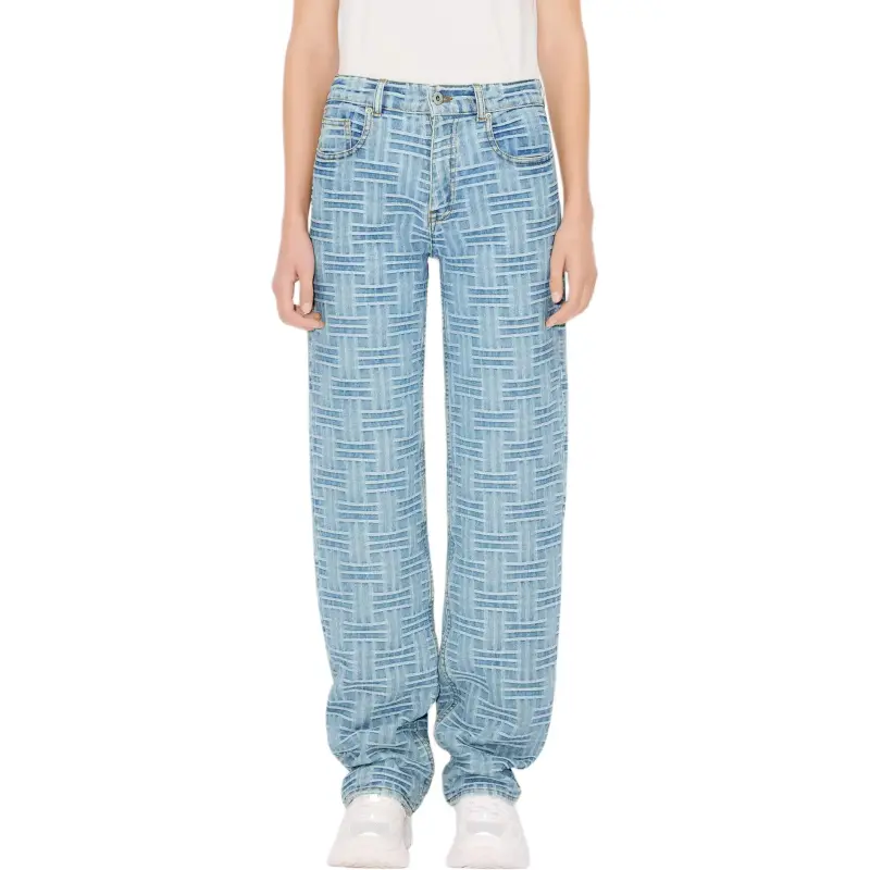 KENZO Logo Embroidered Denim Jeans-3