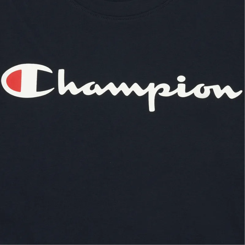 Champion T Shirt Unisex Marine Blue-2