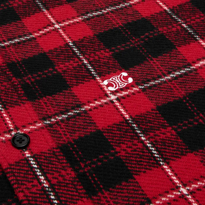 CELINE Shirts Unisex Red/Black-7