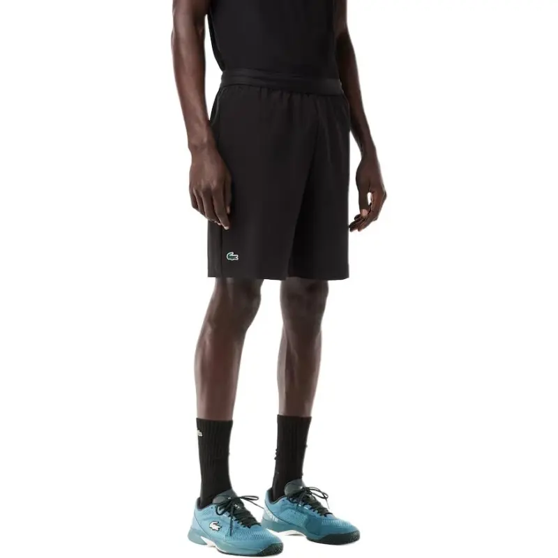 LACOSTE Logo embroidered Track Shorts-4
