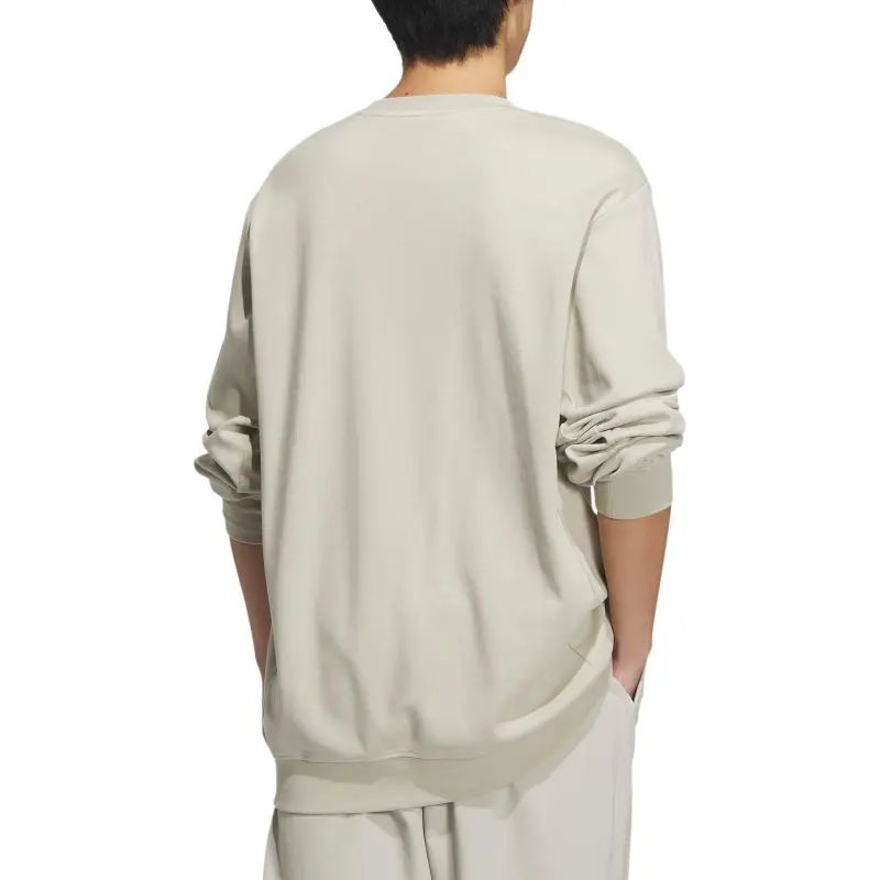 Adidas FW24 M TRANS CREW1 Sweatshirt Men's Light Sesame Earth Gray-2