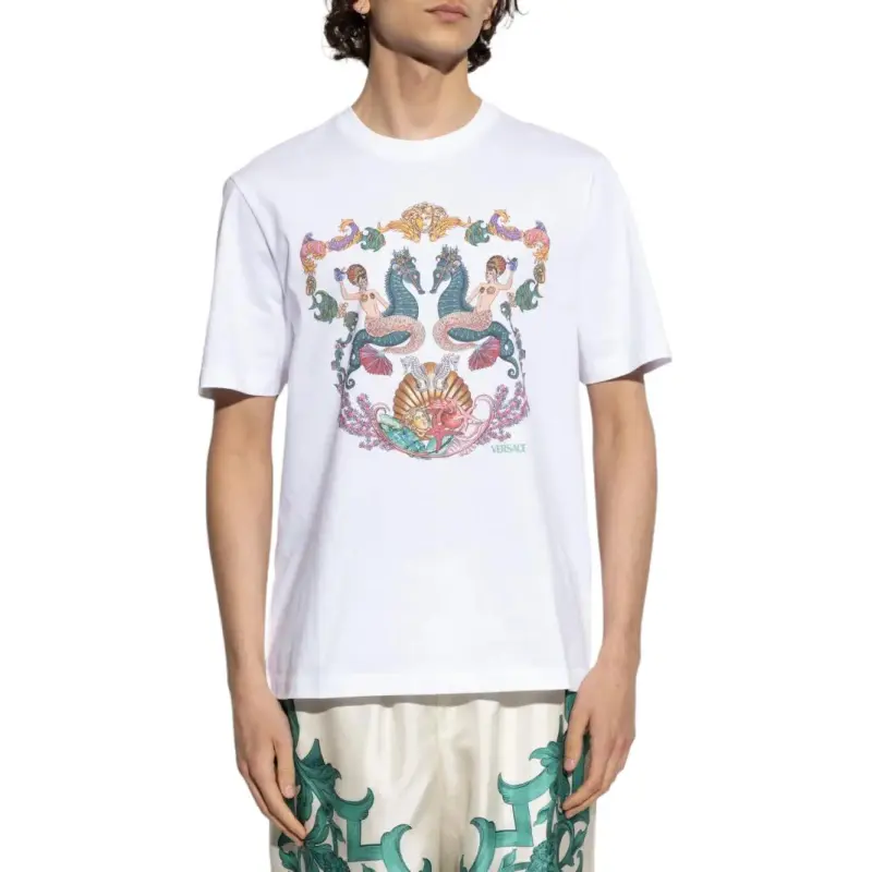 VERSACE Medusa Head print T shirt-1
