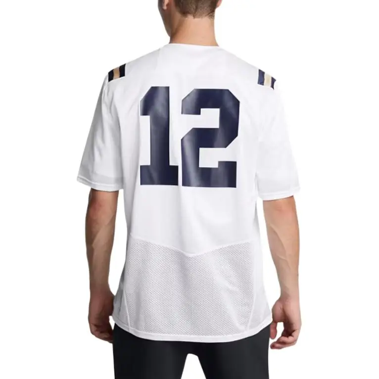 Under Armour Collegiate FW24 Football Replica Jersey T Shirt Men's White-3