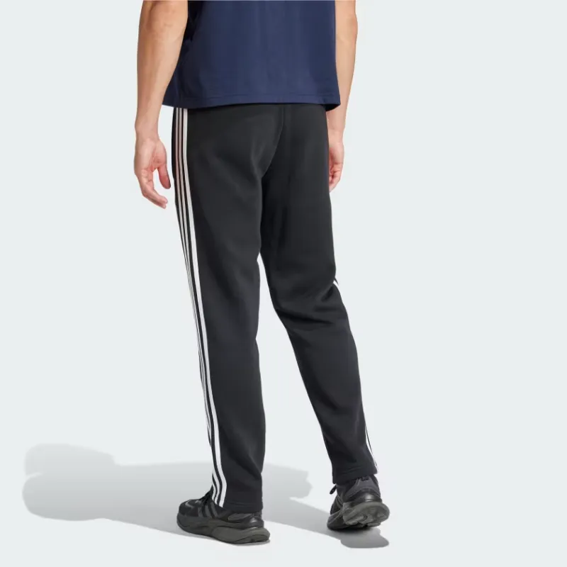 Adidas Essentials 3 Stripes Open Hem Fleece Pants-5