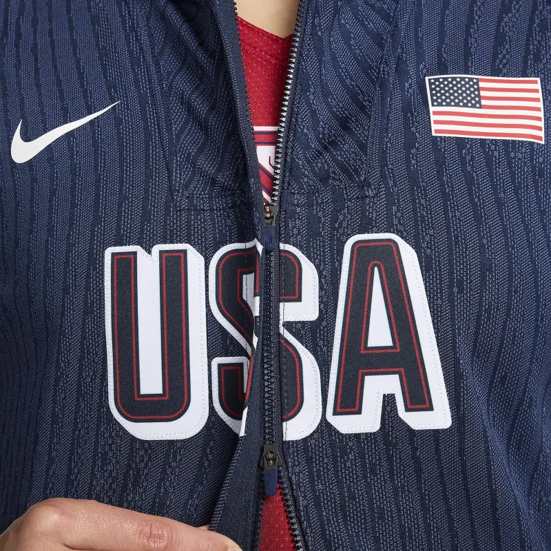 Nike Usa Women's Nike Dri FIT Adv Basketball Game Jacket-3