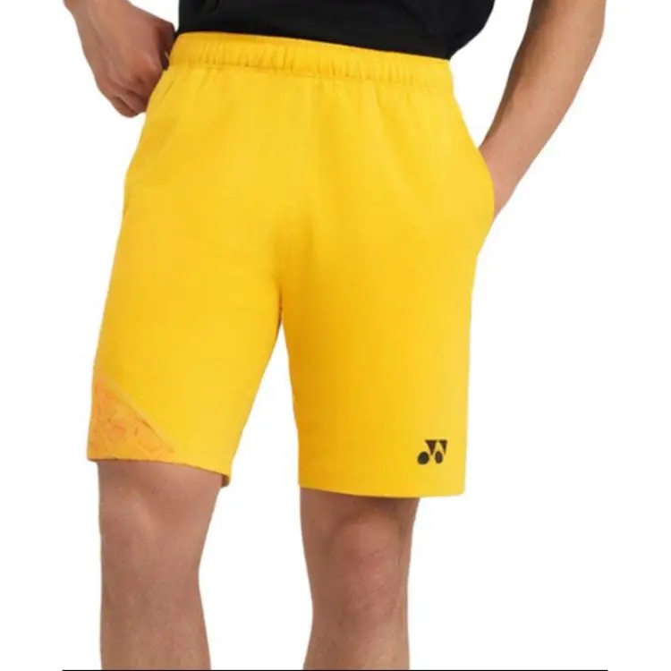 YONEX Sports Shorts Men's Begonia Flower Yellow-2