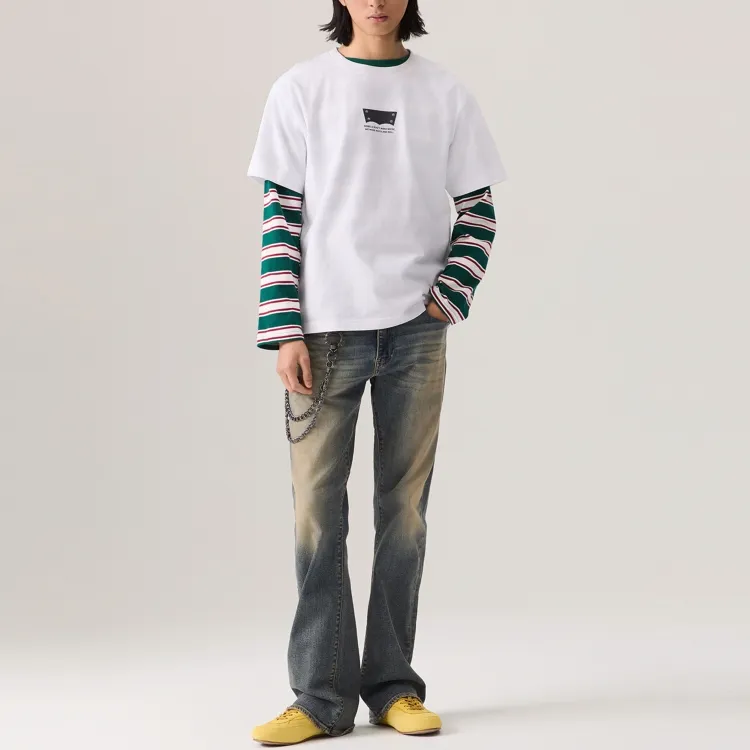 Levis T Shirts Men White-2