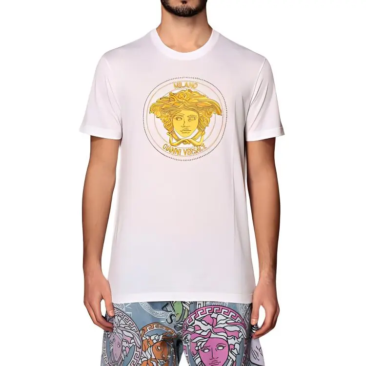 VERSACE Medusa Logo T Shirt-2