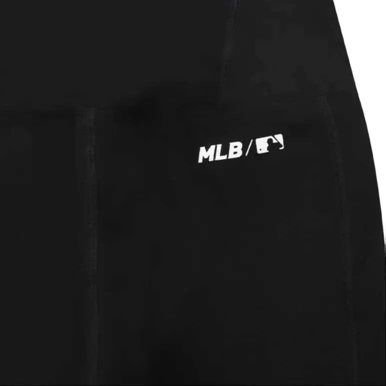 MLB New York Yankees Leggings Women's Black-4
