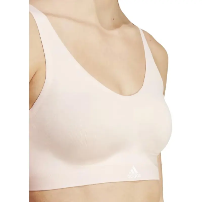 Adidas ACTIVE MICRO FLEX NAKED SEAMLESS TWO-PLY BRA Bra Women's Pink-2