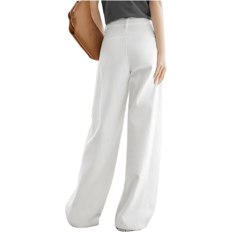DIALOGUE Jeans Women's Moon White-3