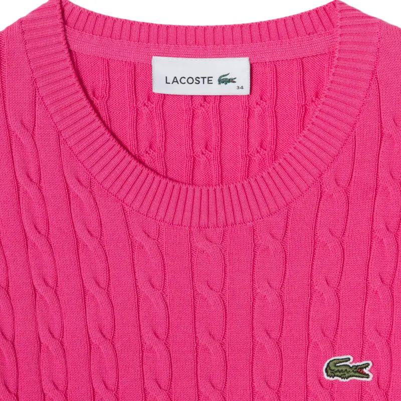 LACOSTE Knitwear Women's Pink-4