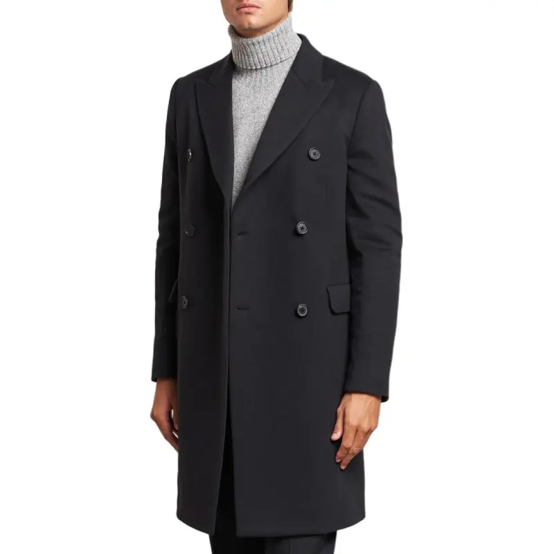 Paul Smith Double Breasted Straight Hem Overcoat-3