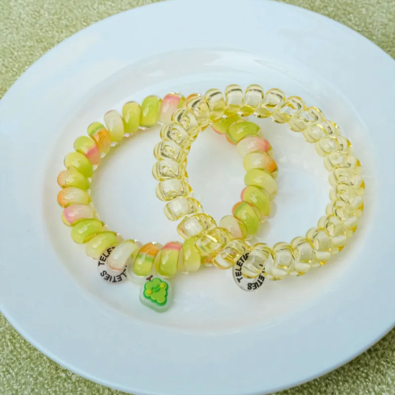 TELETIES ABS Resin Hair Tie Women's-14