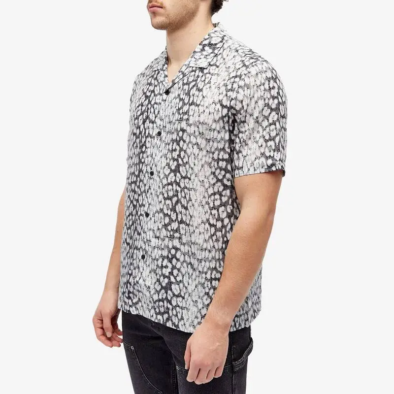 Ksubi Whitenoise Kash Leopard-print Cotton Shirt-3