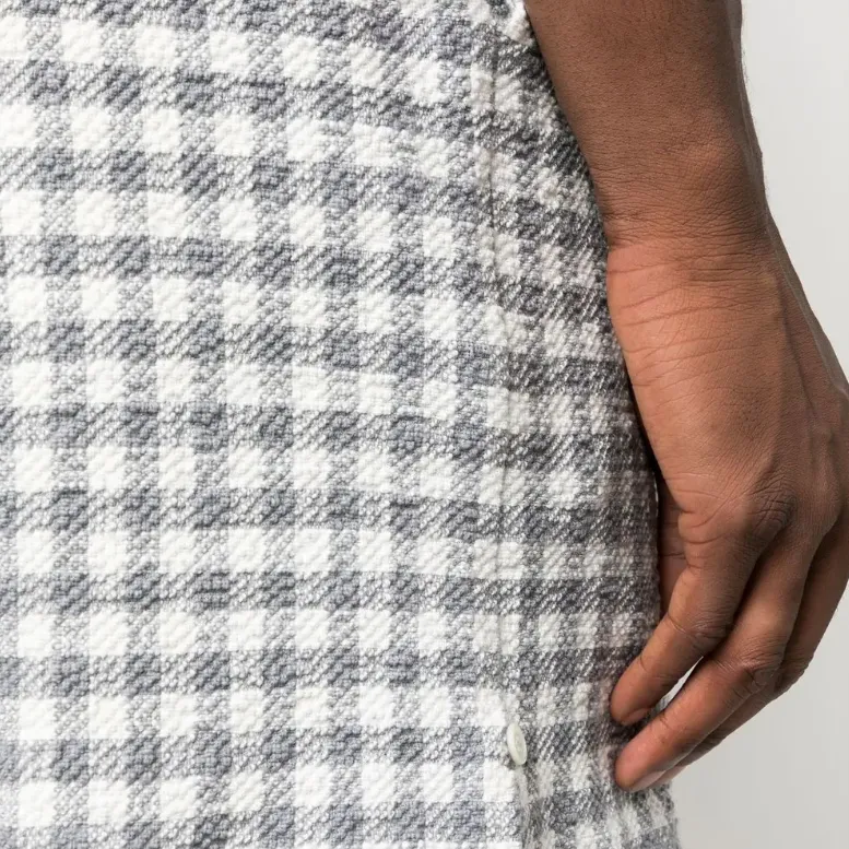 THOM BROWNE Gingham check Track Shorts-4