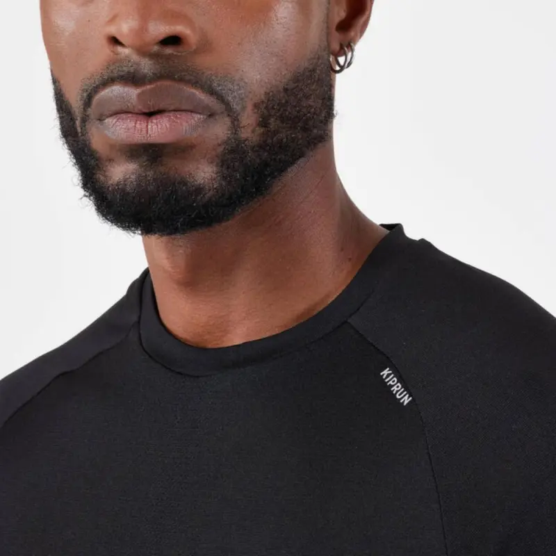 DECATHLON T Shirt Men's Smoky Black/Graphite Gray-0