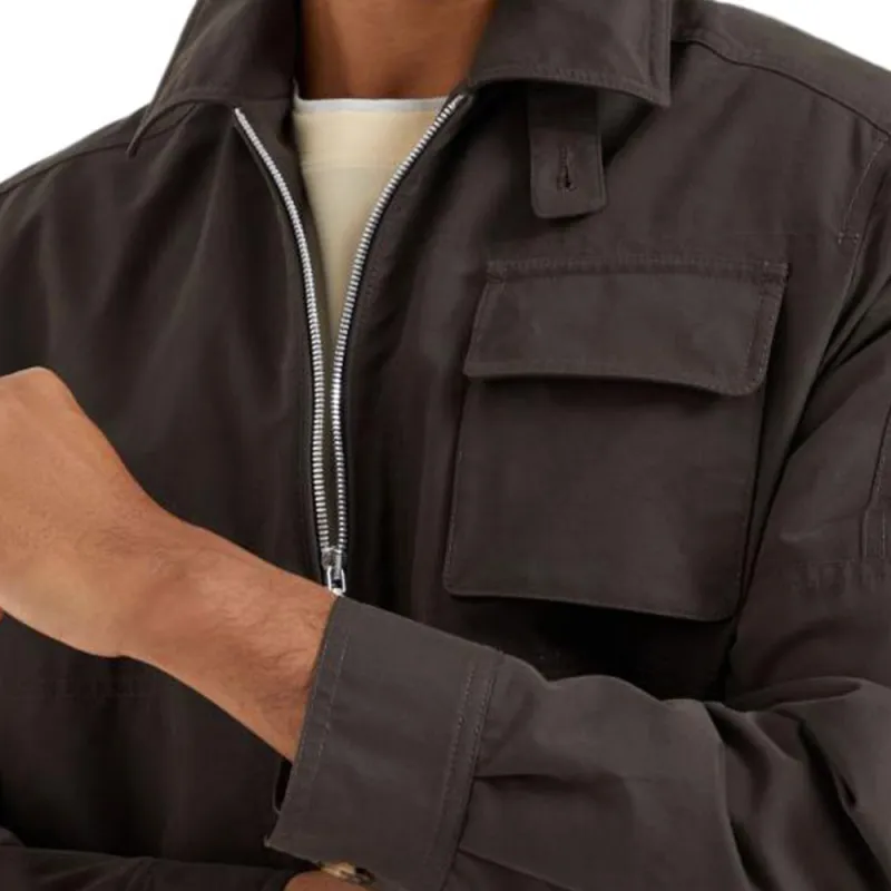Brunello Cucinelli Long Sleeved Zipped Jacket-5