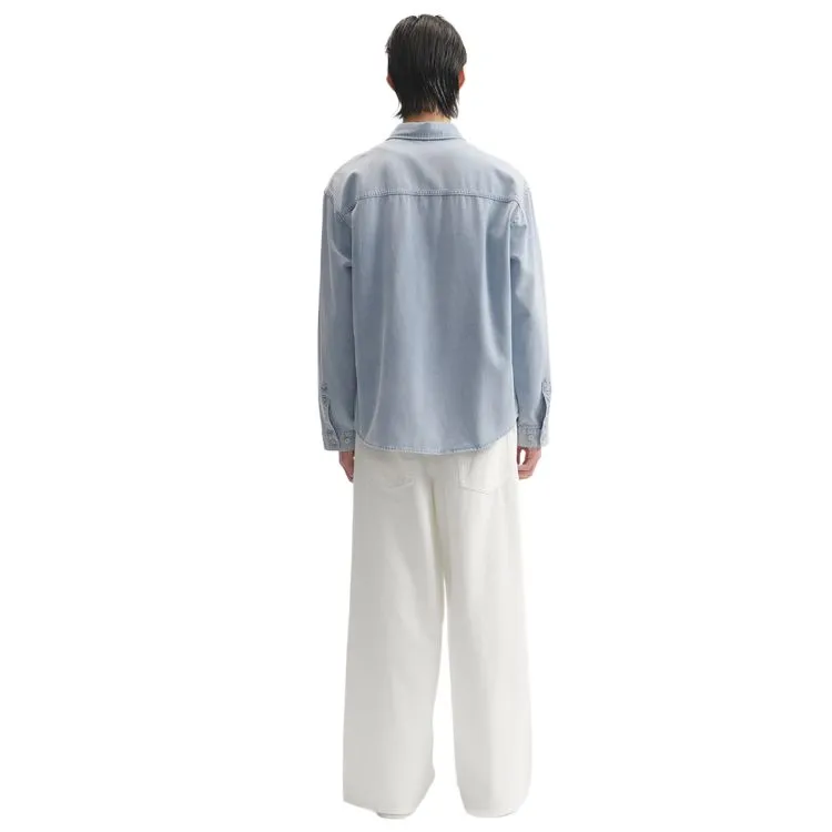 Nice Rice Jeans Unisex Wave White-1