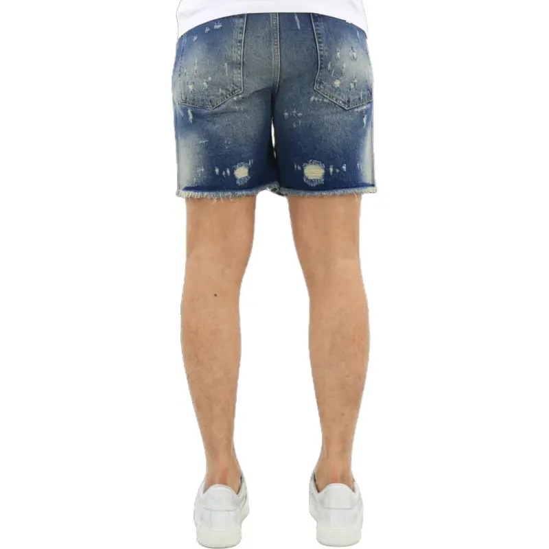 Flaneur Homme Denim Shorts Men's Light Blue-1