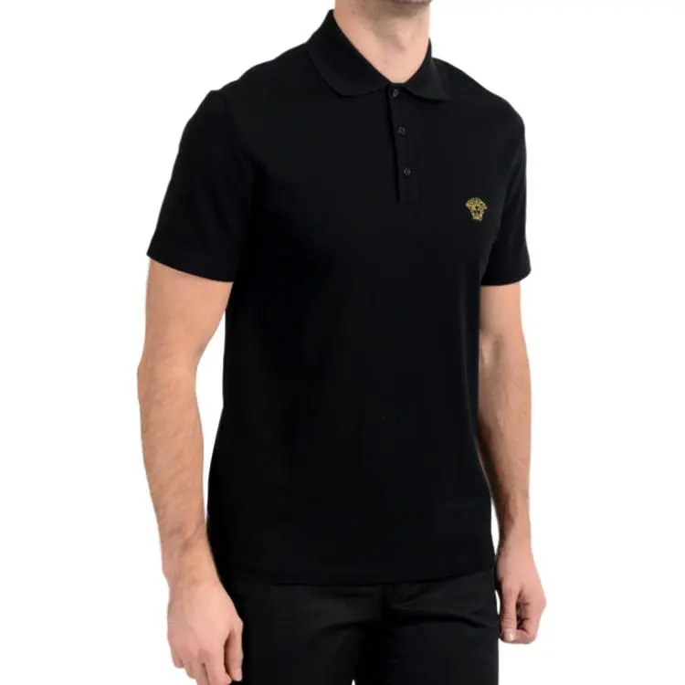 VERSACE Cotton Polo Shirt-3
