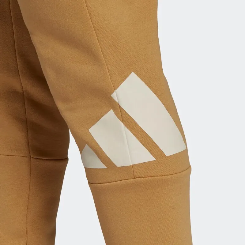 Adidas Knitted Sports Pants Men's Khaki-5