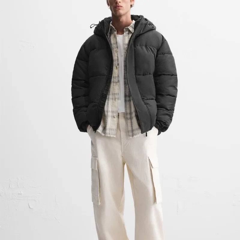 ZARA Puffer Jackets Men-4