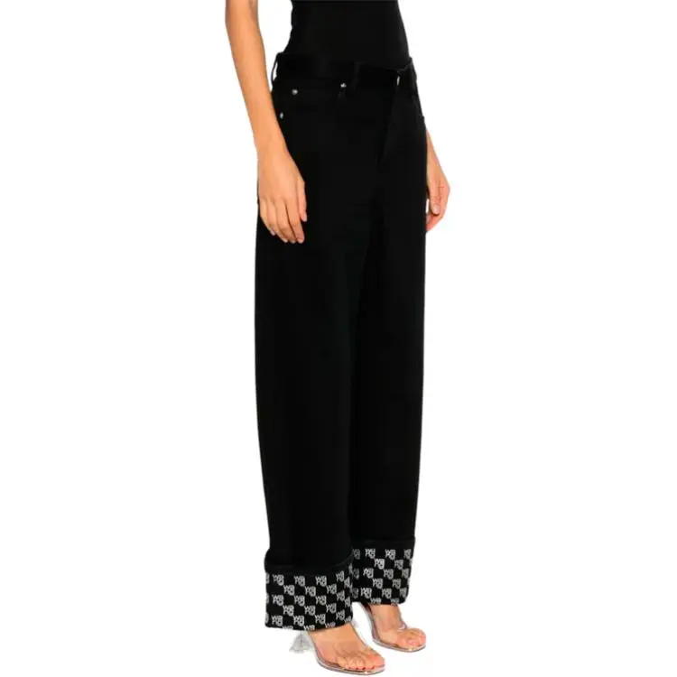 Alexander Wang Monogram Detailed Jeans-4