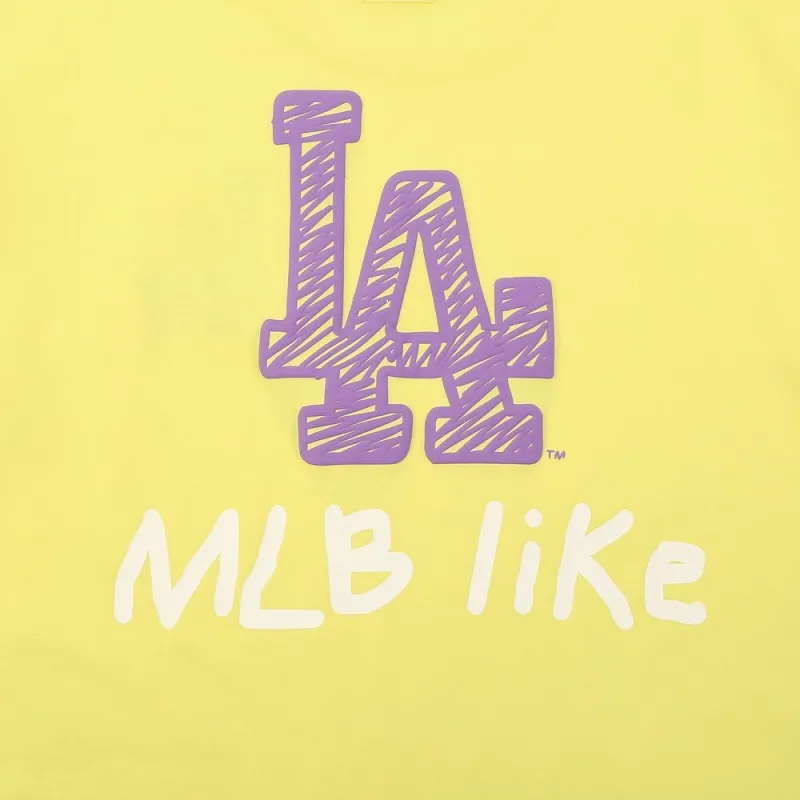 MLB Like Collection T Shirt Unisex Yellow-3